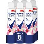 Rexona - Desodorante Aerosol Advance Protection Bright Bouquet 72 h para mujer 200 ml - Pack de 6