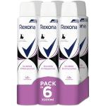 Rexona Invisible Desodorante Aerosol Antitranspirante para mujer Black&White 200ml - Pack de 6