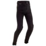 Pantalones negros de cuero de motociclismo impermeables para mujer 