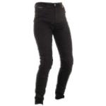 Jeans stretch negros de cuero impermeables talla XXS para mujer 