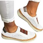 Zapatillas antideslizantes blancas de verano informales talla 37 para mujer 