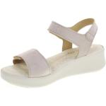 Sandalias deportivas beige de goma con tacón de cuña Riposella talla 40 para mujer 