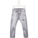 Jeans grises de algodón corte recto infantiles rebajados Dsquared2 10 años 