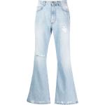 Jeans bootcut azules celeste de algodón rebajados talla L para hombre 