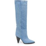 Botas azules celeste de algodón de piel  con tacón de 7 a 9cm ISABEL MARANT talla 39 para mujer 
