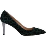 Zapatos verdes de ante de tacón con tacón de aguja leopardo Roberto Botticelli talla 38 para mujer 