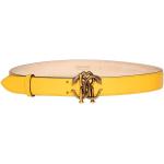 Cinturones amarillos de cuero largo 85 Roberto Cavalli talla L para mujer 