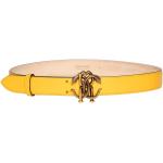 Cinturones amarillos de cuero largo 95 Roberto Cavalli talla L para mujer 
