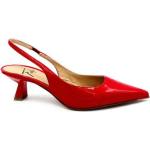 Zapatos destalonados rojos de charol Roberto Festa talla 37 para mujer 