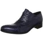 Zapatos azules de cuero con cordones formales ROCCO P. talla 36 para mujer 