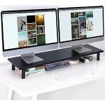 Mesas negras de madera para ordenador minimalista de materiales sostenibles 