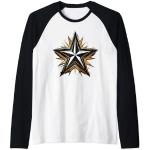 Rock Star Golden Star Edición Especial Camiseta Manga Raglan