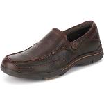 Zapatos marrones de goma con cordones con cordones con shock absorber formales Rockport talla 44,5 para hombre 