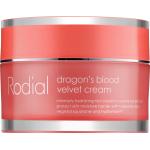 Rodial Dragon's Blood Velvet Cream crema facial con ácido hialurónico para pieles secas 50 ml