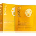 Rodial Vit C Energising Face Mask Máscara de tejido para iluminar y dar vitalidad a la piel con vitamina C 4 x 20 ml