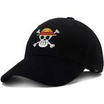 Gorras negras de algodón de béisbol  One Piece con logo con bordado Talla Única para mujer 