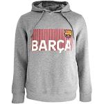 Sudaderas grises de algodón con capucha Barcelona FC talla L para mujer 