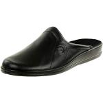 Zapatillas de casa negras rebajadas con tacón de 3 a 5cm Rohde talla 47 para hombre 