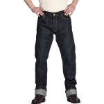 Jeans desgastados azul marino ancho W30 largo L36 transpirables Clásico desgastado Rokker raw talla L 