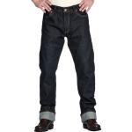 Jeans desgastados azul marino ancho W31 largo L36 transpirables Clásico desgastado Rokker raw talla L 