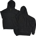 Chaquetas negras de algodón con capucha  tallas grandes informales con logo Rokker talla 3XL para mujer 