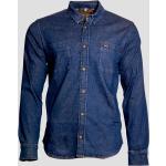 Camisas azul marino de algodón tallas grandes informales Rokker talla 3XL para hombre 
