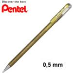 Bolígrafos dorados metálico Pentel 