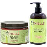 Mielle Organics Mascarilla para el cabello fortalecedor y champú fortalecedor con romero