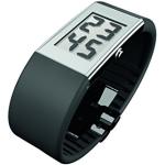 Relojes negros de goma de pulsera rectangulares impermeables con fecha Cuarzo digital Rosendahl Watch II para mujer 