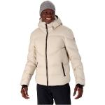 Chaquetas marrones de merino de esquí de invierno impermeables, transpirables con capucha Rossignol talla XL para hombre 