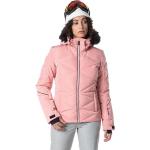 Chaquetas rosas de sintético de esquí impermeables, transpirables con capucha Rossignol talla L de materiales sostenibles para mujer 