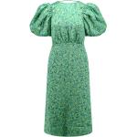 Vestidos verdes de poliester de manga corta rebajados tallas grandes manga corta con cuello redondo de encaje Rotate talla M para mujer 
