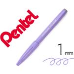 Rotuladores lila de plástico Pentel 