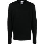 Jerséis negros de jersey cuello redondo con cuello redondo de punto Calvin Klein para hombre 