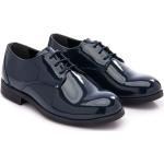 Zapatos azul marino de goma con puntera redonda con cordones formales Moustache talla 23 para mujer 