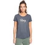 Camisetas grises de viscosa Roxy talla XS para mujer 