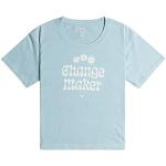 Camisetas azules celeste de manga corta infantiles Roxy 6 años para niña 