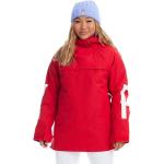 Abrigos rojos de tafetán con capucha  rebajados con forro Roxy talla XS para mujer 