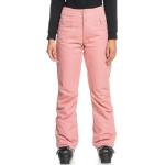 Pantalones rosas de poliester de snowboard impermeables, transpirables Roxy talla XL para mujer 
