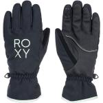 Guantes táctiles negros de poliester rebajados impermeables de punto Roxy talla XL de materiales sostenibles para mujer 