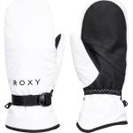 Manoplas blancas de poliester rebajadas impermeables Roxy Jetty talla XL de materiales sostenibles para mujer 
