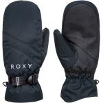 Manoplas negras de poliester rebajadas impermeables Roxy Jetty talla L de materiales sostenibles para mujer 
