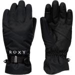 Guantes táctiles negros de poliester rebajados impermeables Roxy Jetty talla XL de materiales sostenibles para mujer 