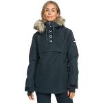 Chaquetas negras de esquí rebajadas de invierno Roxy talla XL para mujer 