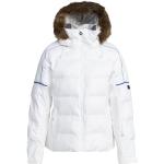 Chaquetas blancas de tafetán de esquí impermeables, transpirables con capucha Roxy talla M para mujer 