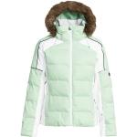 Chaquetas verdes de tafetán de esquí impermeables, transpirables con capucha Roxy talla M para mujer 