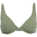 Bikinis triángulo verde militar de poliamida militares acolchados Roxy talla XS para mujer 
