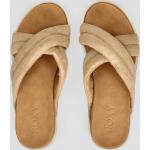 Sandalias beige de piel de tiras rebajadas vintage acolchadas Roxy talla 42 para mujer 