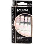 Royal 24 Glue-On French Manicure Short Square Nail