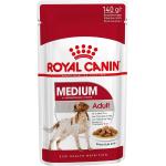 Royal Canin Medium Adult comida húmeda para perro adulto de razas tamaño mediano - Pack 10 x Bolsa de 140 gr